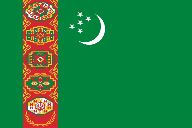 Bandera Turkmenistán