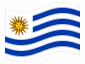 Bandera animada Uruguay