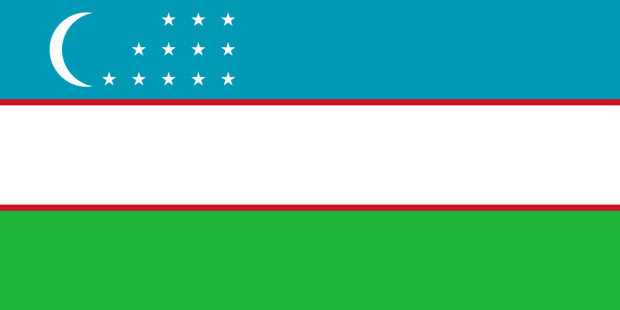 Bandera Uzbekistán