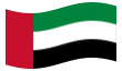 Bandera animada Emiratos Árabes Unidos