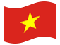 Bandera animada Vietnam