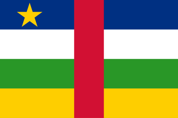 Bandera República Centroafricana, Bandera República Centroafricana