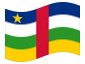 Bandera animada República Centroafricana