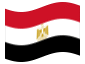 Bandera animada Egipto