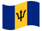 Bandera animada Barbados
