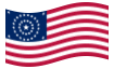 Bandera animada EE.UU. 38 estrellas (1877 - 1890)