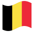 Bandera animada Bélgica