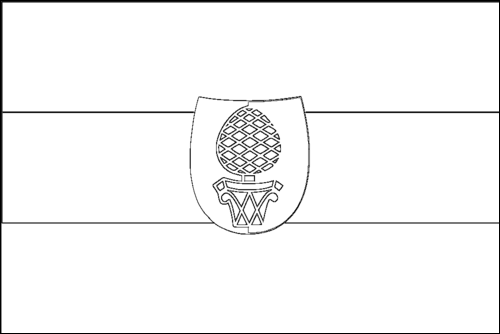 Contorno de la bandera de Augsburgo para colorear