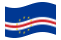 Cabo Verde-Se agita la bandera