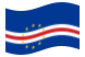 Cabo Verde-Se agita la bandera