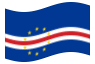 Cabo Verde-Se agita la bandera