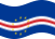 Agitar la bandera Cabo Verde estática