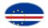 Cabo Verde-Bandera como viñeta ovalada