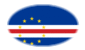 Cabo Verde-Bandera como viñeta ovalada