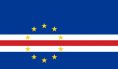 Cabo Verde-Bandera rectangular