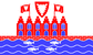 Heiligenhafen-Bandera rectangular