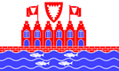 Heiligenhafen-Bandera rectangular