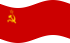 Agitar la bandera Unión Soviética estática