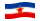 Yugoslavia-Se agita la bandera