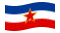 Yugoslavia-Se agita la bandera