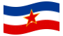 Yugoslavia-Se agita la bandera