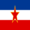 Yugoslavia-Cuadro de la bandera