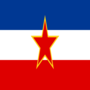Yugoslavia-Cuadro de la bandera