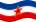 Agitar la bandera Yugoslavia estática