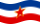 Agitar la bandera Yugoslavia estática