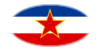 Yugoslavia-Bandera como viñeta ovalada