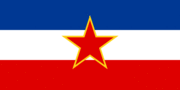 Yugoslavia-Bandera rectangular