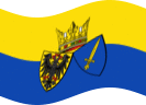 Agitar la bandera Essen estática