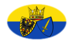 Essen-Bandera como viñeta ovalada