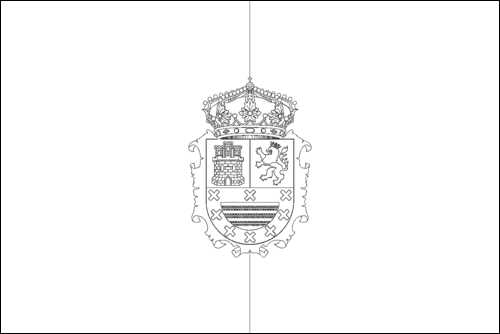 Contorno de la bandera de Fuerteventura para colorear
