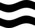 Agitar la bandera Prusia Occidental (provincia prusiana) estática