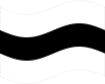 Agitar la bandera Posnania (provincia prusiana) estática