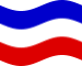 Agitar la bandera Schleswig-Holstein (provincia prusiana) estática