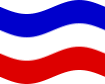 Agitar la bandera Schleswig-Holstein (provincia prusiana) estática