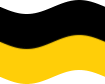 Agitar la bandera Sajonia (provincia prusiana) estática