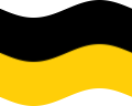 Agitar la bandera Sajonia (provincia prusiana) estática