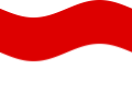 Agitar la bandera Brandeburgo (provincia prusiana) estática